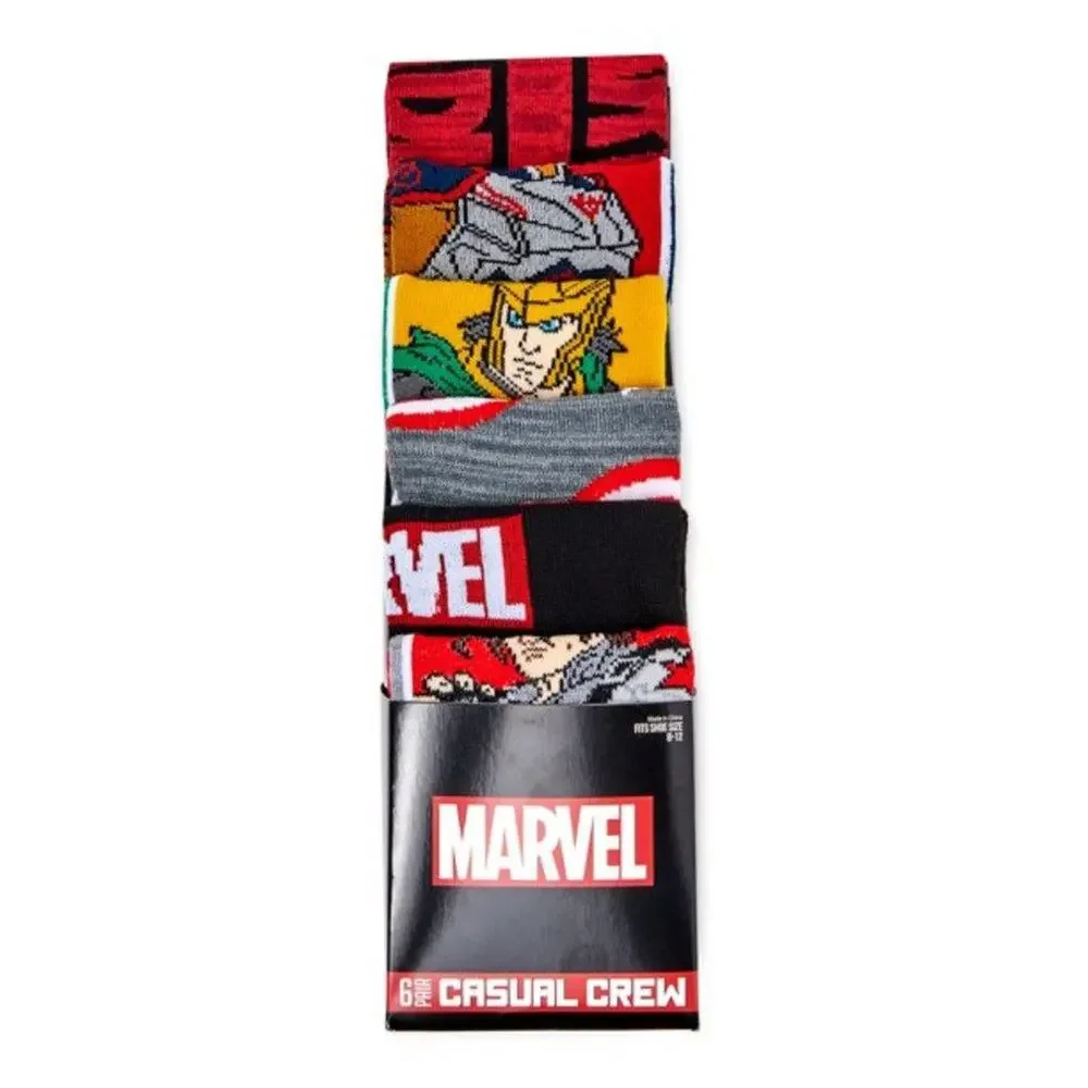 Marvel  Avengers Casual Crew Socks